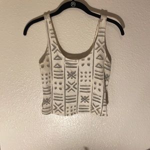 Urban Outfitters tribal print crop top